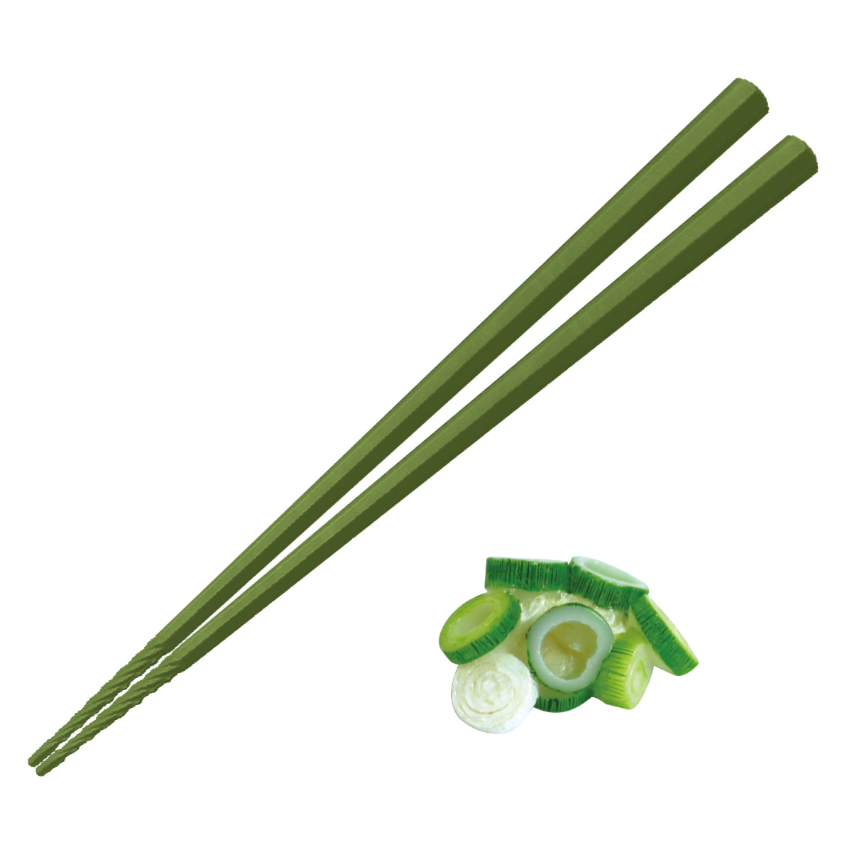 箸 すべらせん箸 上 箸置きセット ( お箸 箸置き 箸おき 21cm 滑りにくい すべりにくい 日本製 おしゃれ かわいい おもしろ ユニーク ) 【メンマ】 メンマ