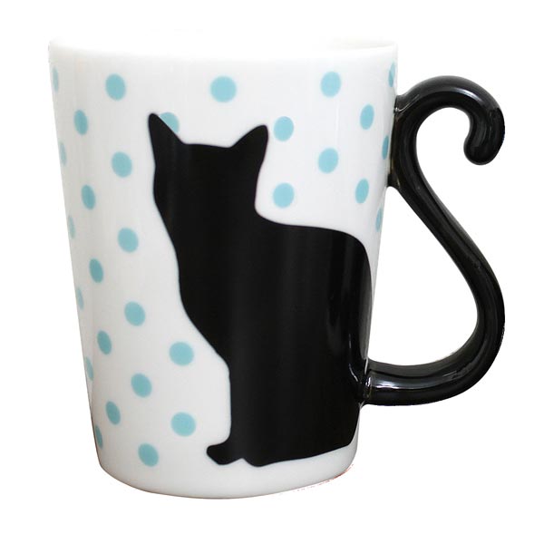 マグカップ 300ml ツインマグ ( 電子レンジ対応 食洗機対応 磁器 マグ コップ マグコップ 猫 ネコ ねこ ペア ペアマグ ペアセット ペアコップ かわいい )