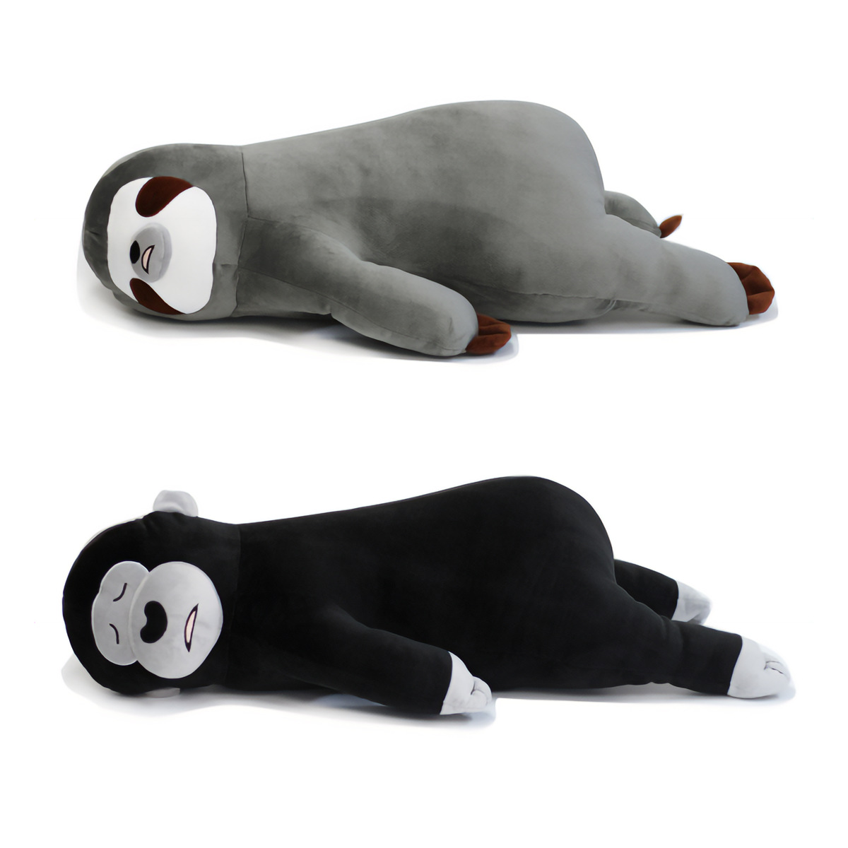 クッション 床ごこち ぬいぐるみ （ ナマケモノ ゴリラ かわいい もっちり 抱き枕 おもしろ雑貨 プレゼント もちもち ふわふわ 動物クッション 癒し ギフト ） 【ナマケモノ】