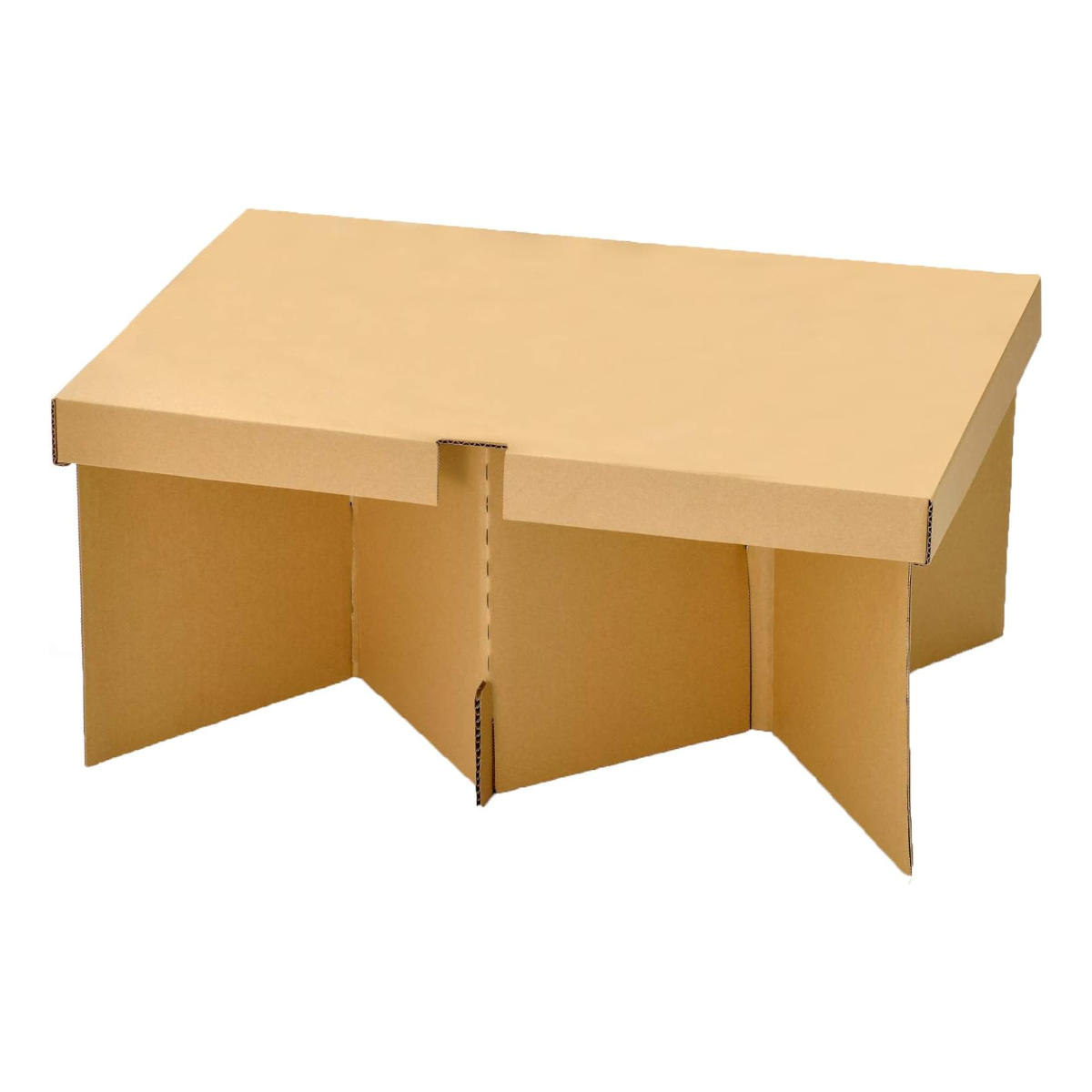 レジャー テーブル 折りたたみ 使い捨て ダンボールテーブル ( レジャーテーブル 簡易テーブル 使い捨てテーブル 折りたたみテーブル エコ 簡易 段ボール製 机 防災机 軽い 軽量 持ち運び お絵かきテーブル )