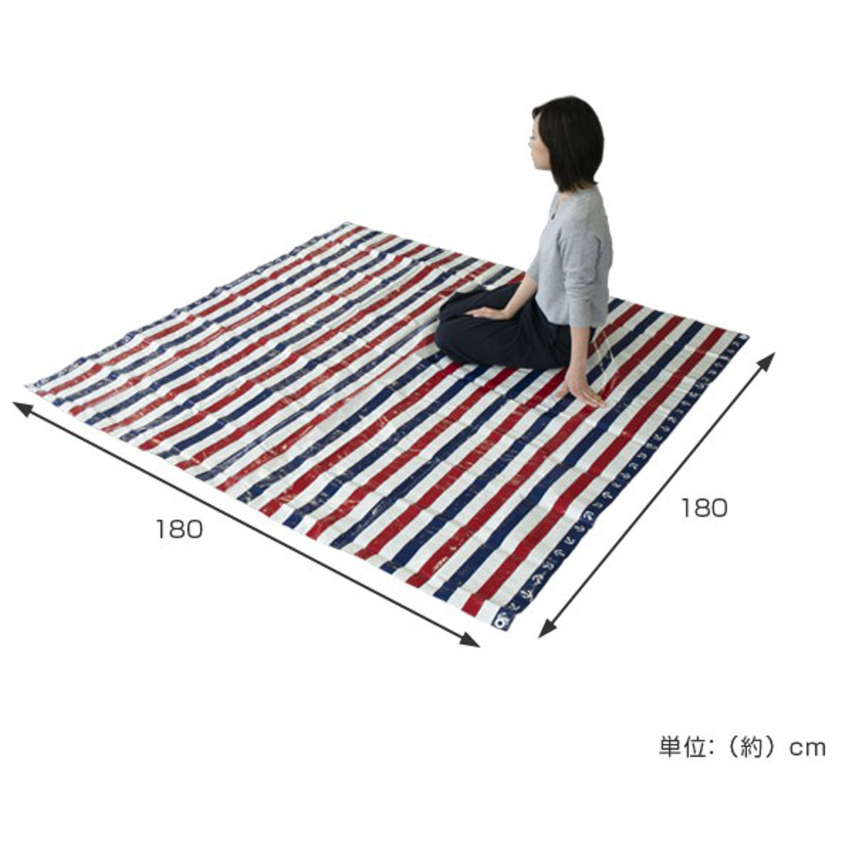 レジャーシート LL 4~5人用 プラージュ ( レジャー アウトドア 行楽 ピクニックシート 遠足 ピクニック バーベキュー BBQ お花見 運動会 ) 【アンティコ】 アンティコ