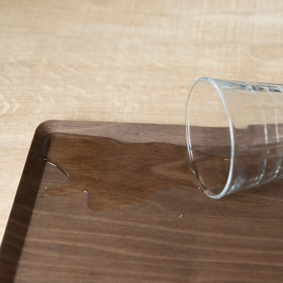 トレー 木製トレー ノンスリップ M 36×28cm ( キッチントレー キッチン トレイ キッチントレイ 木製 天然木 お盆 おしゃれ 北欧 北欧風 シンプル ナチュラル 配膳 滑りにくい ランチトレー ) 【ナチュラル】 ナチュラル