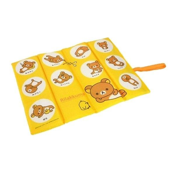 座布団 おでかけざぶとん リラックマ 子供用 キャラクター ( クッション バンド付 おでかけ座布団 おでかけクッション 子供用座布団 りらっくま )