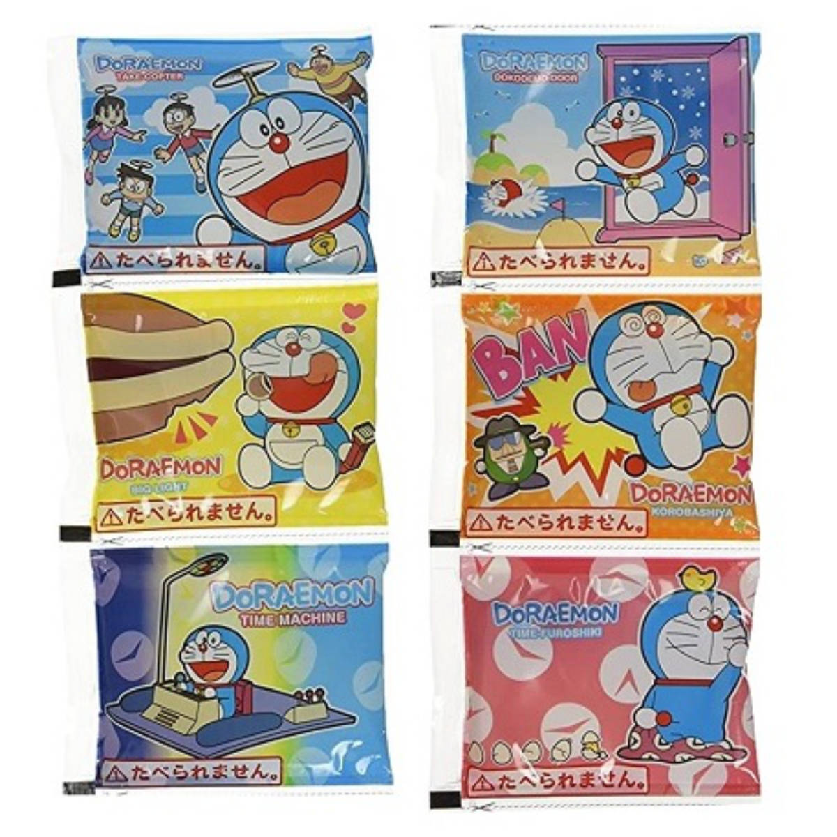 保冷剤 ドラえもん 6連パック 固まるタイプ （ 6個 保冷 弁当 お弁当 弁当箱 アイシング 通勤 通学 通園 日本製 お弁当グッズ ランチグッズ 便利グッズ おすすめ オススメ 子ども こども 子供 ）