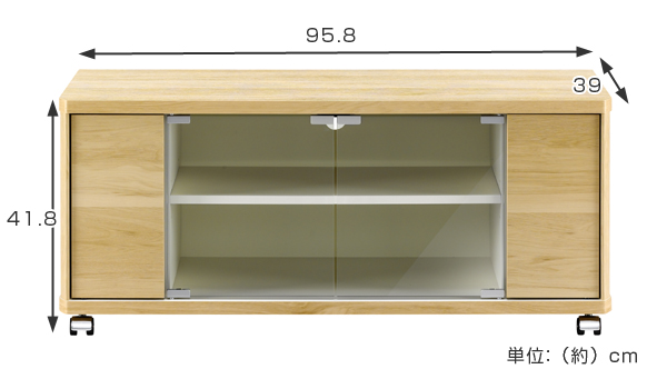 祝開店 大放出セール開催中 テレビ台 在庫限り 入荷なし Avラック Tvボード Tvラック テレビラック 一人暮らし 小さめ 収納 木製 シンプル おしゃれ Tv テレビ ナチュラル 木目 北欧 テレビボード Tv台 ローボード 約幅96cm Nd 43v型対応 木調 キャスター付