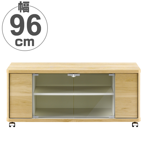 祝開店 大放出セール開催中 テレビ台 在庫限り 入荷なし Avラック Tvボード Tvラック テレビラック 一人暮らし 小さめ 収納 木製 シンプル おしゃれ Tv テレビ ナチュラル 木目 北欧 テレビボード Tv台 ローボード 約幅96cm Nd 43v型対応 木調 キャスター付