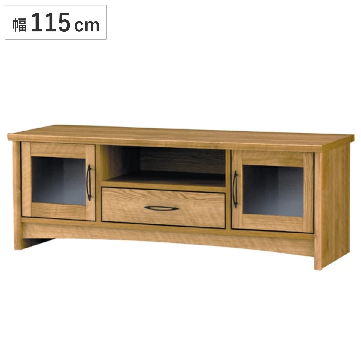 テレビ台 幅115cm ローボード カントリー調 引出し付 grace （ TV台 TVボード アーリーアメリカン ナチュラル 42V型 47V型 ）