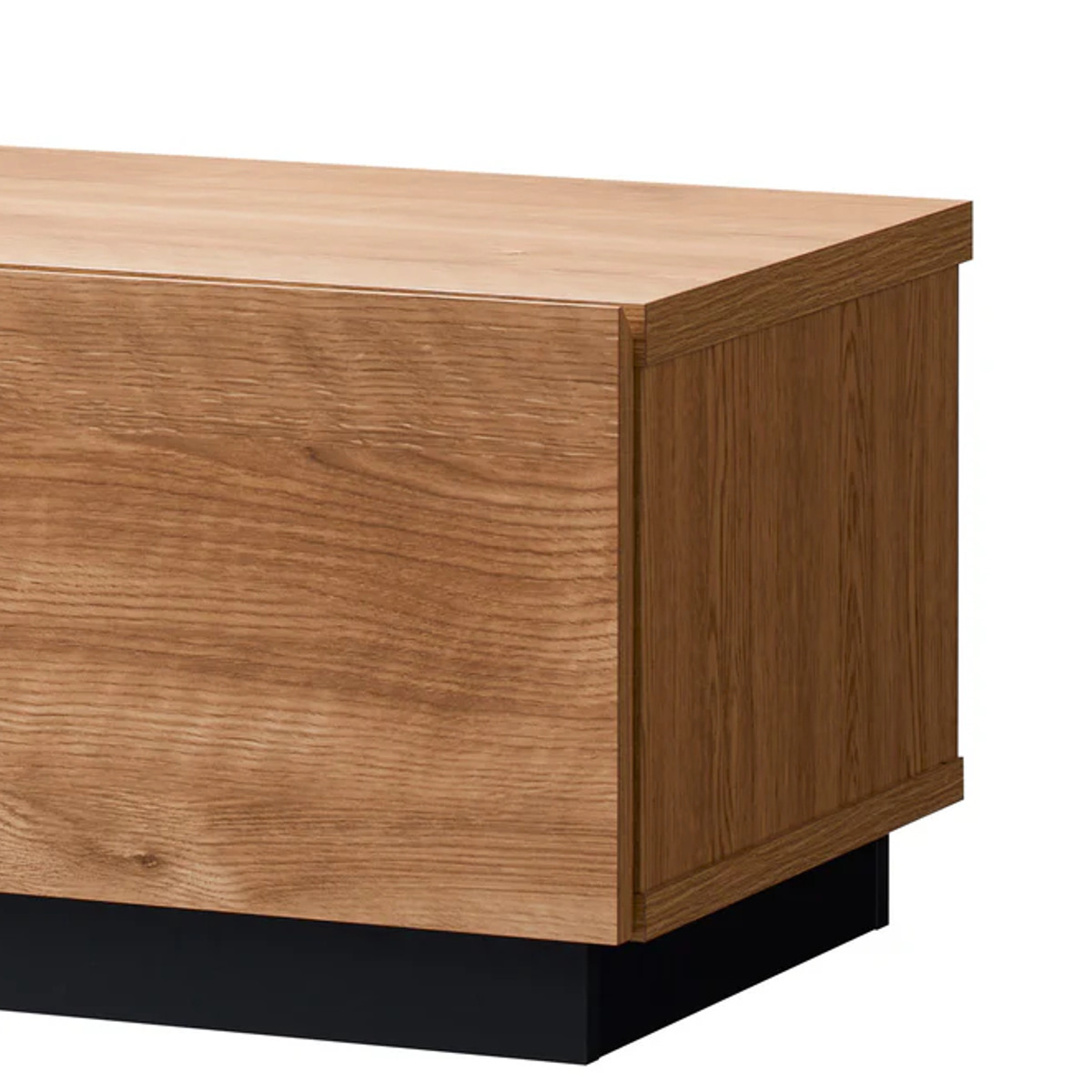 テレビ台 幅152cm 65V型対応 シンプル ( テレビボード TV台 TVボード テレビラック テレビ 収納 リビング収納 ライトブラウン 木目調ロータイプ スライドレール 引出し )