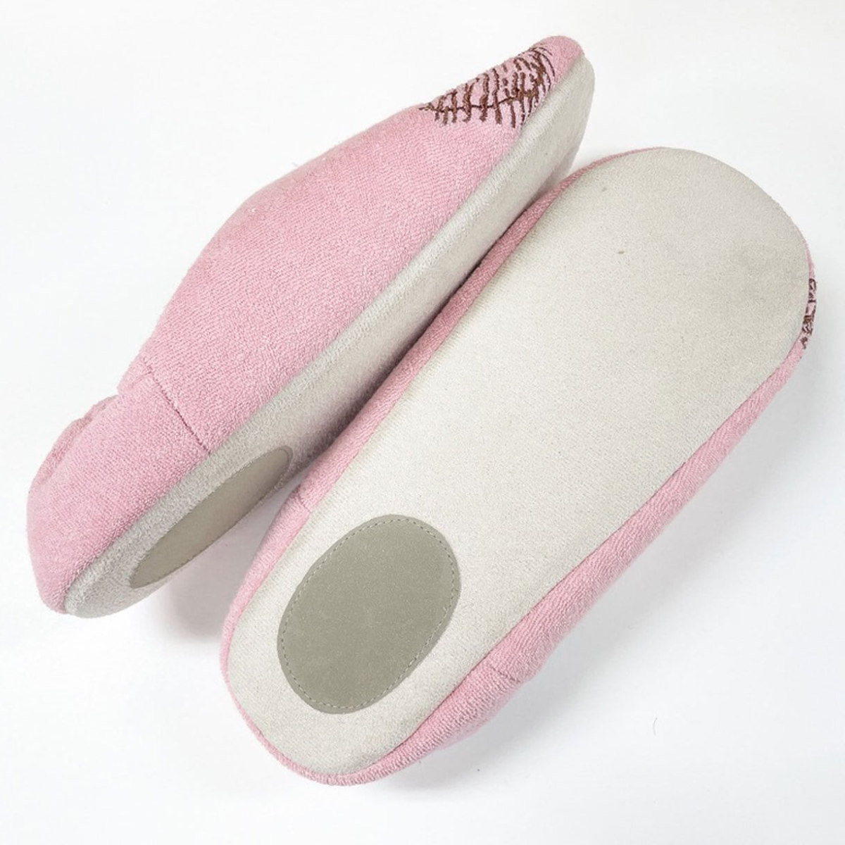 スリッパ リサ・ラーソン はりねずみルームシューズ 約23.0cm ( 洗える 室内 レディース リサラーソン ハリネズミ 雑貨 パイル 綿 かかとあり ルームスリッパ インテリア雑貨 自宅 室内用 静音 北欧 オールシーズン ) 【ピンク】 ピンク