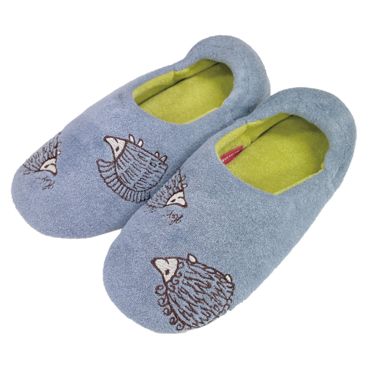 スリッパ リサ・ラーソン はりねずみルームシューズ 約23.0cm ( 洗える 室内 レディース リサラーソン ハリネズミ 雑貨 パイル 綿 かかとあり ルームスリッパ インテリア雑貨 自宅 室内用 静音 北欧 オールシーズン ) 【ピンク】 ピンク