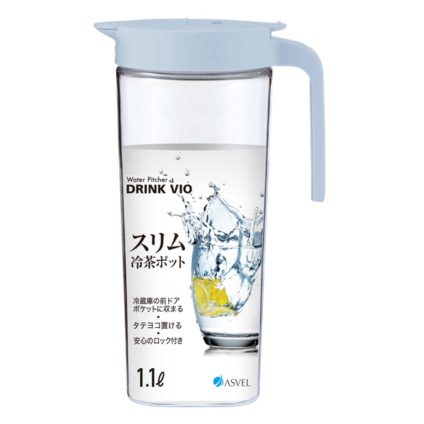 冷水筒 1.1L ドリンクビオ プラスチック （ 麦茶 ポット 麦茶ポット