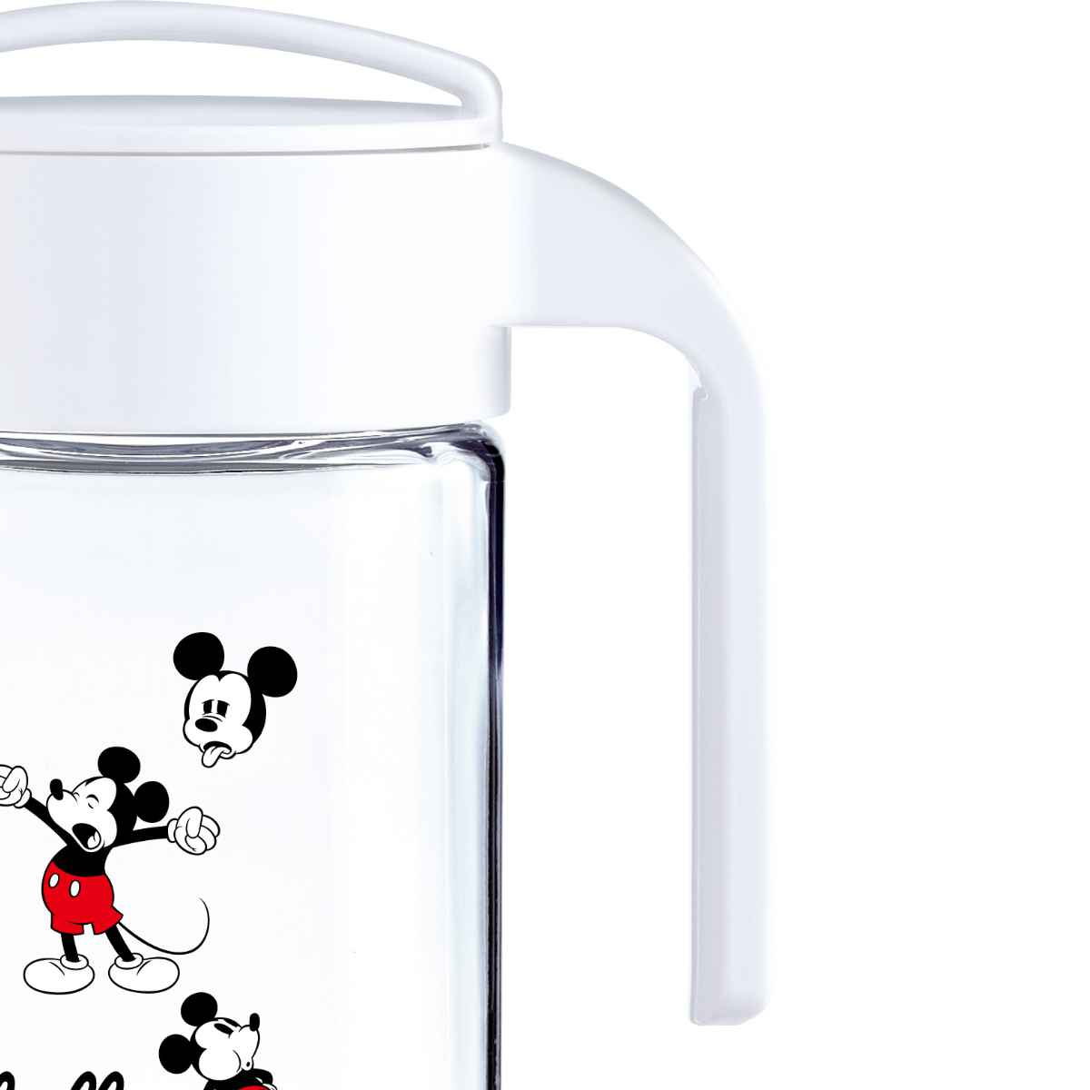 冷水筒 ピッチャー 2.1L 横置き 縦置き ドリンクビオ プラスチック ( 麦茶ポット 水差し 冷水ポット 大容量 キャラクター キャラ ミッキーマウス ミッキー プラスチック製 縦 横 熱湯OK 麦茶 水 お茶軽い 割れにくい おしゃれ )