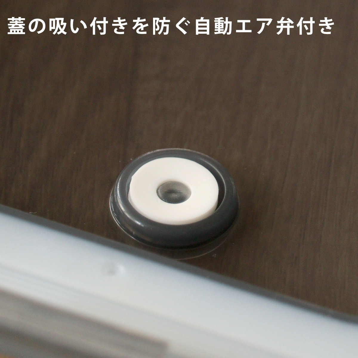 弁当箱 280ml ランタス 1段 パッキン一体型 ( デザートケース フルーツケース ランチボックス 抗菌加工 レンジ対応 食洗機対応 冷凍 レンジOK 食洗機OK お弁当 弁当 二段 仕切り付き 自動エア弁 4点ロック 大人 パッキン一体 ) 【アッシュグレー】 アッシュグレー