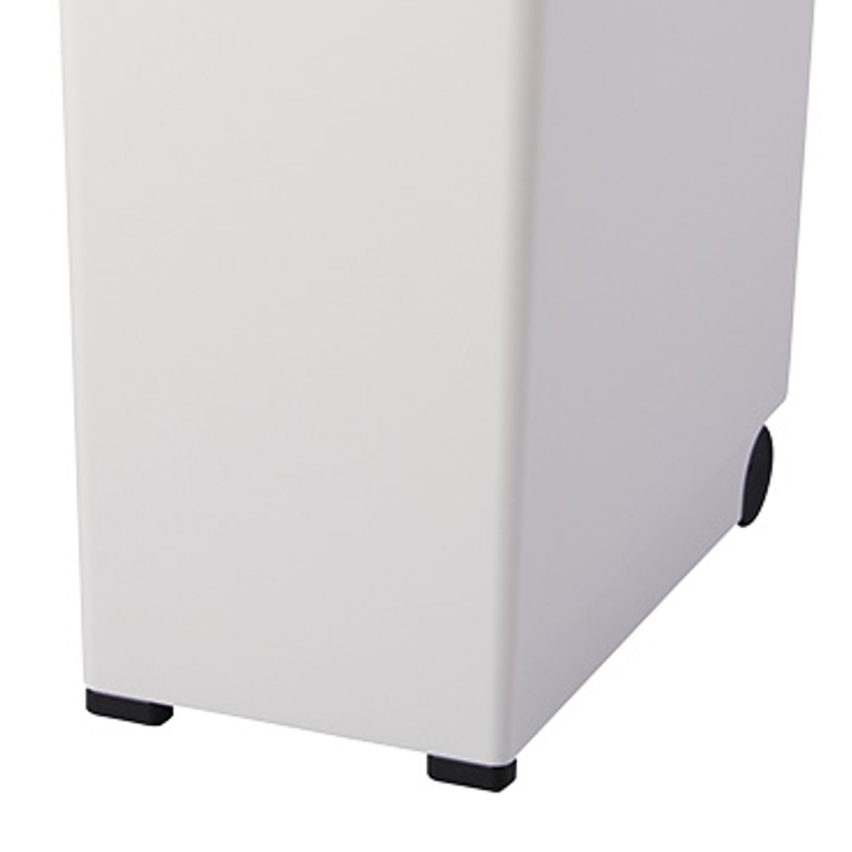 ゴミ箱 分別 20L キッチンジョイント スリム ペダル式 ( ごみ箱 20リットル 連結 キッチン 縦型 シンプル おしゃれ ふた付き キャスター付き EBAN 袋止め付き 袋が見えにくい ダストボックス ) 【グレー】 グレー