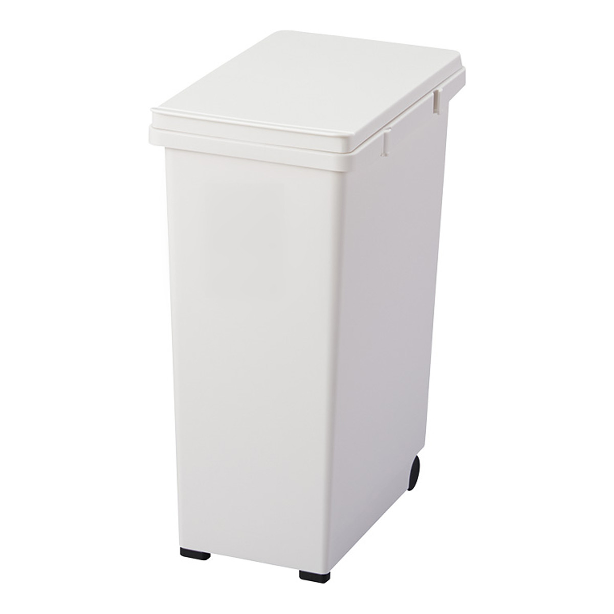 ゴミ箱 分別 20L キッチンジョイント スリム ペダル式 ( ごみ箱 20リットル 連結 キッチン 縦型 シンプル おしゃれ ふた付き キャスター付き EBAN 袋止め付き 袋が見えにくい ダストボックス ) 【グレー】 グレー