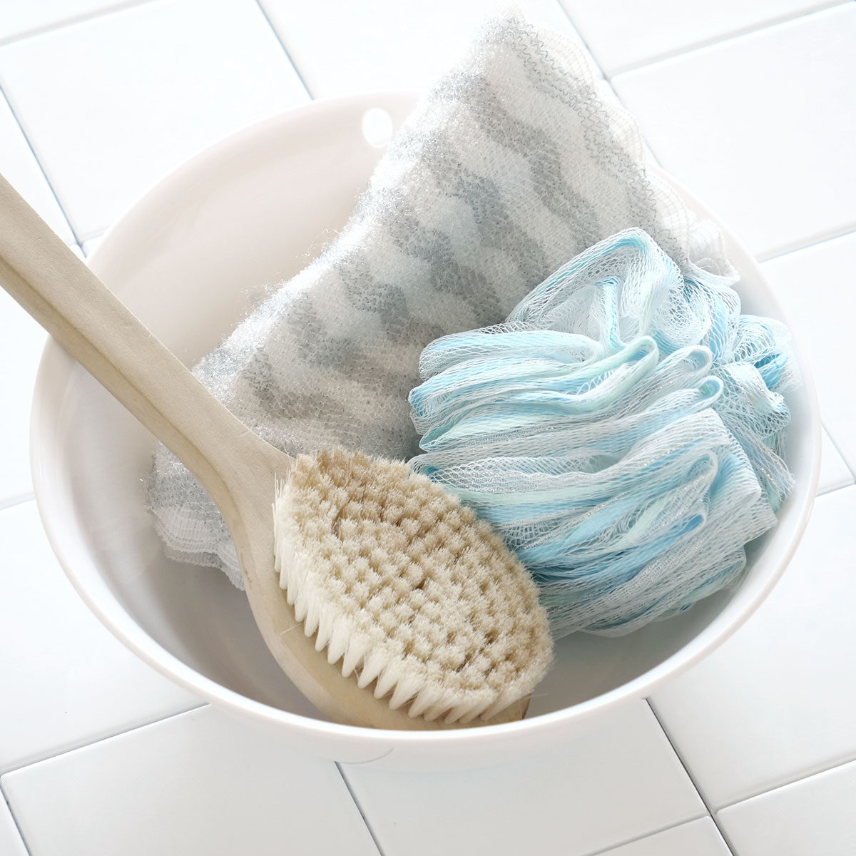 洗面器 湯桶 Emeal エミール ( 風呂おけ 湯おけ 入浴 抗菌 お風呂 Ag抗菌加工 風呂桶 バスグッズ ブルー グレー ホワイト おしゃれ ) 【グレー】 グレー