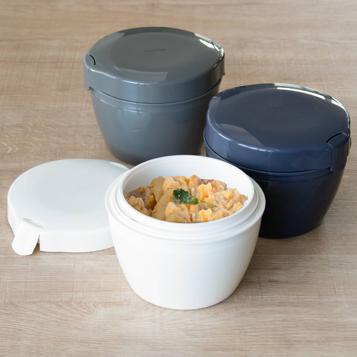 弁当箱 保温 620ml ランタス カフェ丼ランチ ( 保温弁当箱 保冷 お弁当箱 丼 食洗機対応 レンジ対応 女子 大人 食洗機OK レンジOK ランチボックス 弁当 丼ぶり 丼弁当箱 真空断熱構造 ステンレス 保温ランチボックス ) 【ウォームグレー】 ウォームグレー