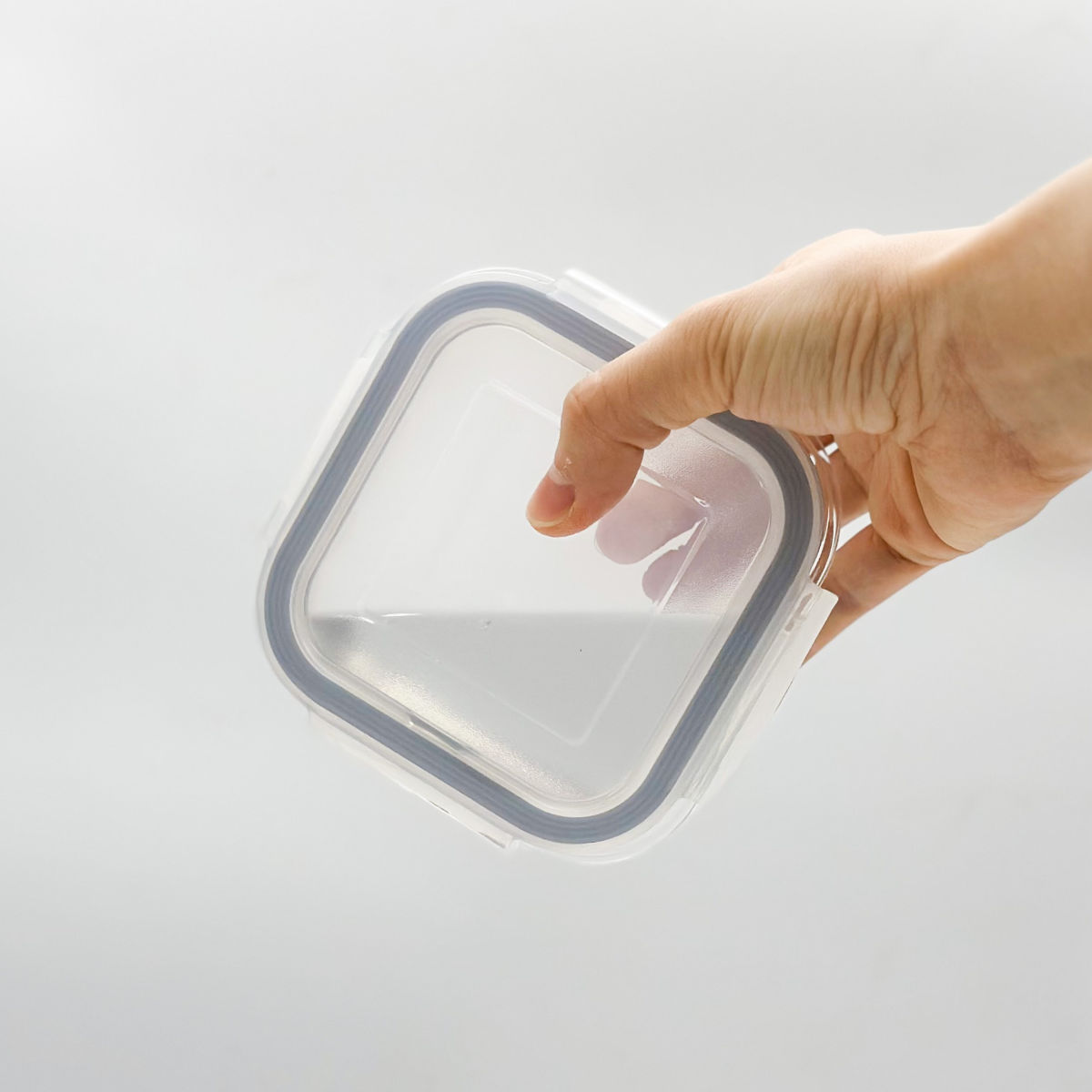 保存容器 1.03L ガラス保存容器 長角型 ( ガラス 食洗機対応 電子レンジ対応 オーブン対応 冷蔵 冷凍 作り置き 調理 4点ロック 密閉 透明 四角 角型 ストッカー 容器 パッキン付き 食品保存 お弁当 常備菜 おかず 中身がわかる )