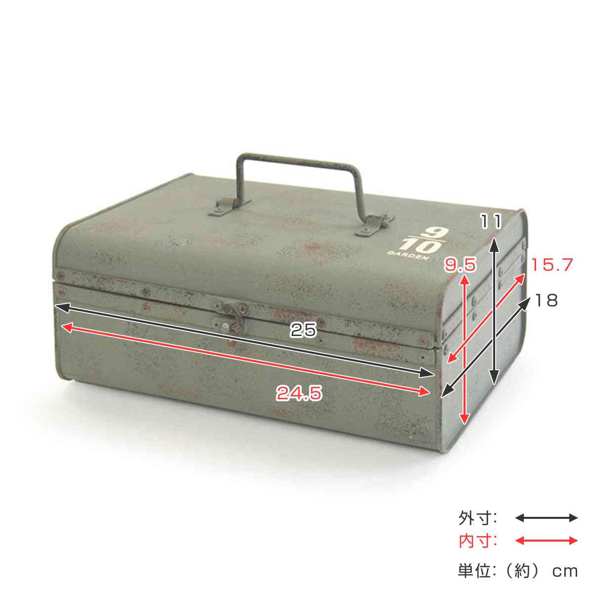 工具箱 ツールボックス レトロ アンティーク - アンティーク雑貨