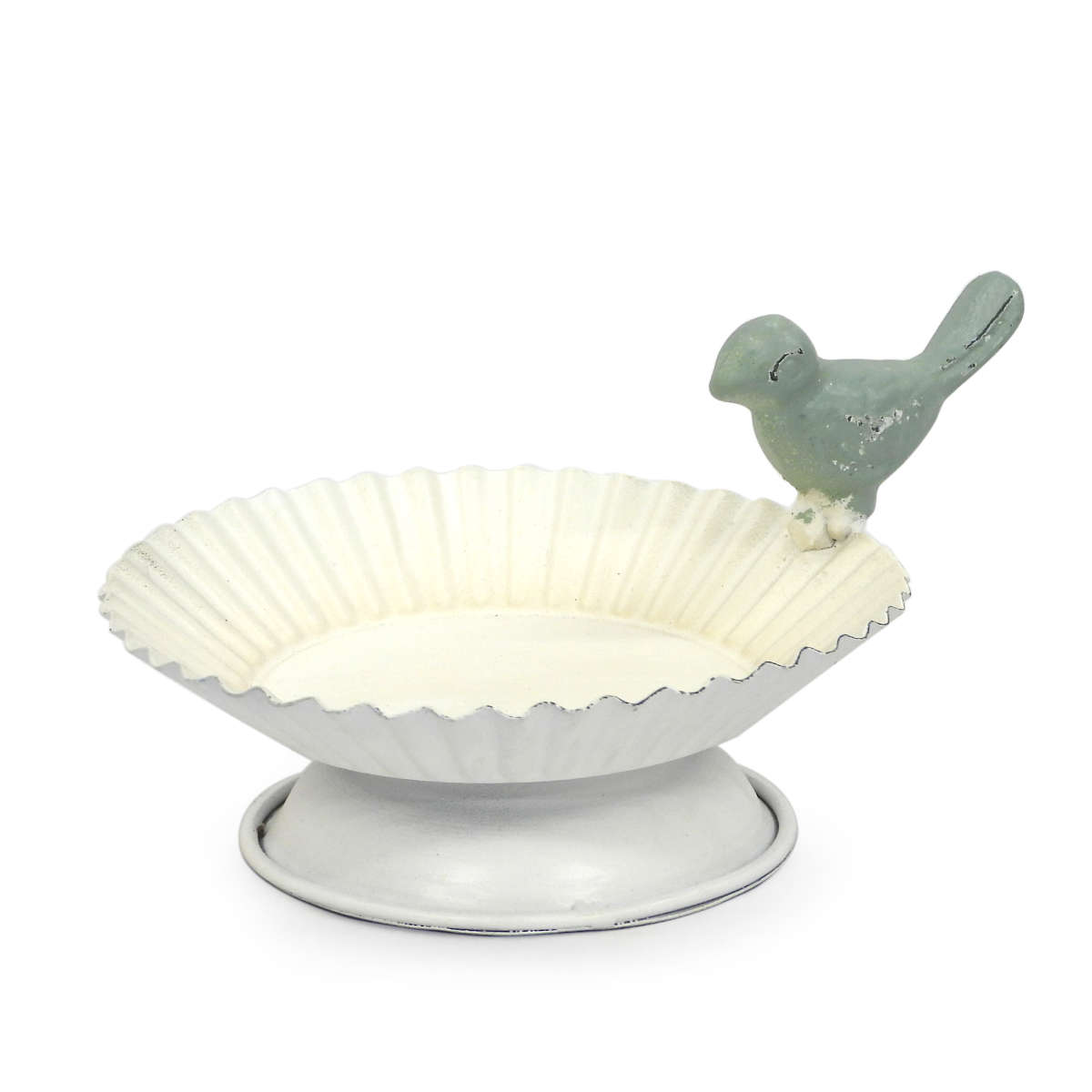 Dショッピング オーナメント 小物入れ 小鳥のバードフィーダー B バードフィーダー 餌台 小物収納 トレイ 皿 バードポットソーサー 水飲み 小鳥 庭 鍵 キー 小物 収納 スチール製 おしゃれ カテゴリ 鉢 プランターの販売できる商品 リビングート