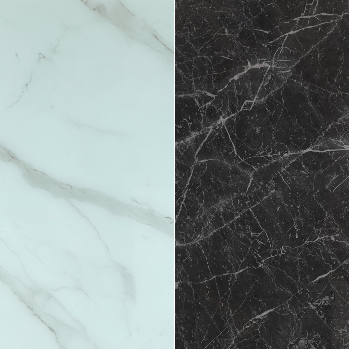 ダイニングテーブル 幅135cm ガラス天板 大理石調 CLAVIER ( テーブル 食卓テーブル 長方形 机 ダイニング 食卓 リビングテーブル 石目模様 ガラステーブル 奥行80cm 強化ガラス アジャスター付き ) 【ホワイト】 ホワイト