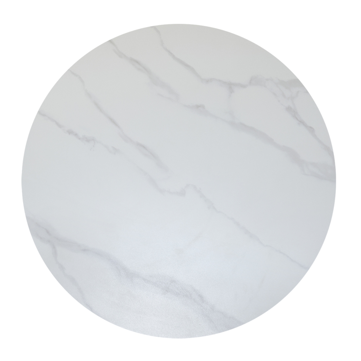 ダイニングテーブル 直径117cm 円形 大理石調 COBBLE ラウンドテーブル ( テーブル 食卓テーブル 丸 机 ダイニング 食卓 リビングテーブル 石目柄 セラミック天板 熱に強い 傷に強い アジャスター付き 丸テーブル )