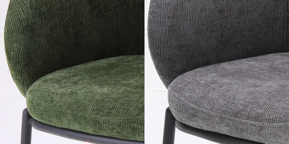 ダイニングチェア 座面高43.5cm BALENA 肘掛け付き ファブリック ( チェア ダイニング イス 食卓椅子 アームレスト 肘付き ウレタン 座り心地 快適 椅子 チェアー いす 食卓 リビング リビングチェア ) 【グレー】 グレー