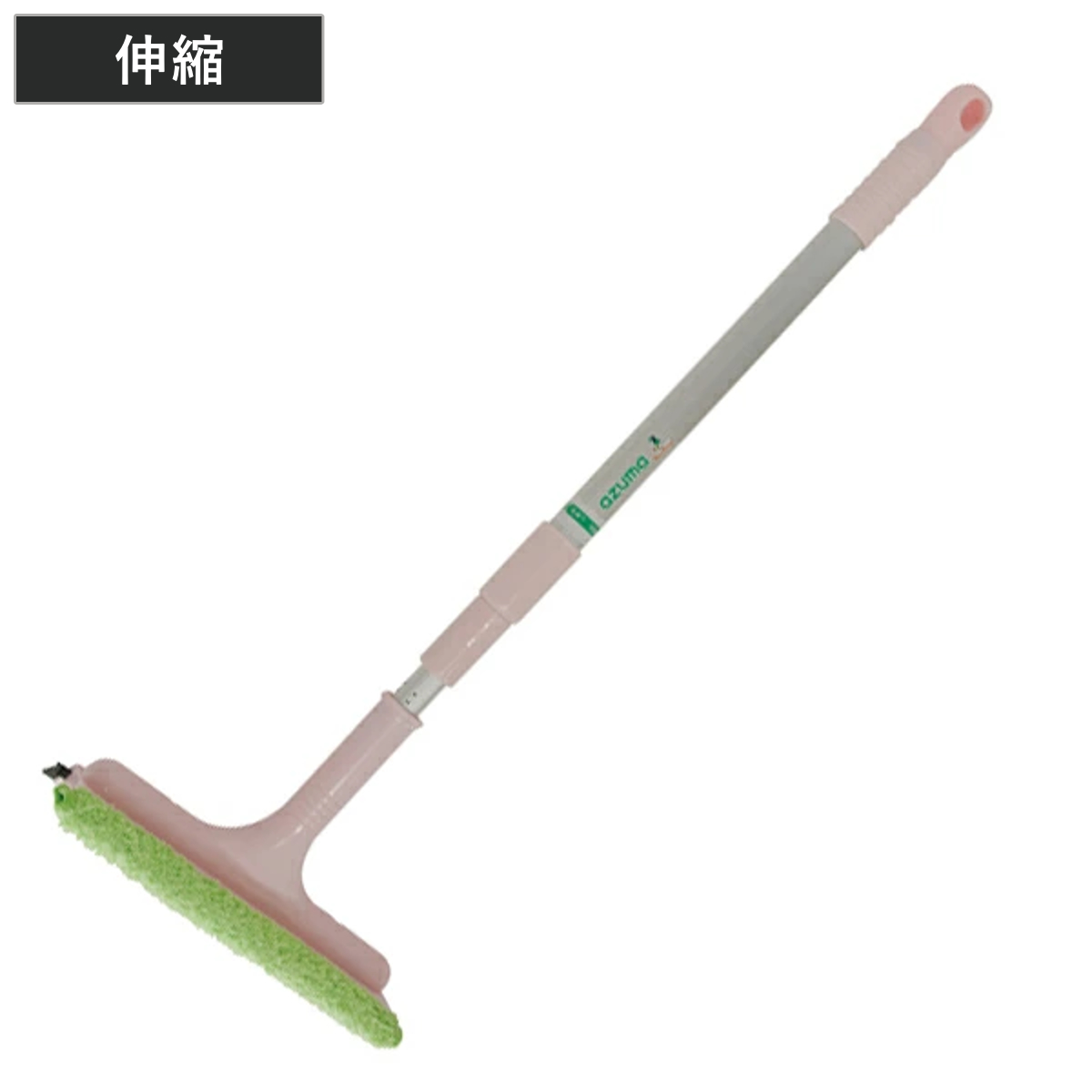 窓掃除 ワイパー 網戸 掃除 伸縮自在 ガラス網戸ワイパー （ 掃除用品 マイクロファイバー 水拭き 2way スクイジー 水切り 窓 ガラス 網戸掃除 窓ガラス 長さ調節 伸縮 ）