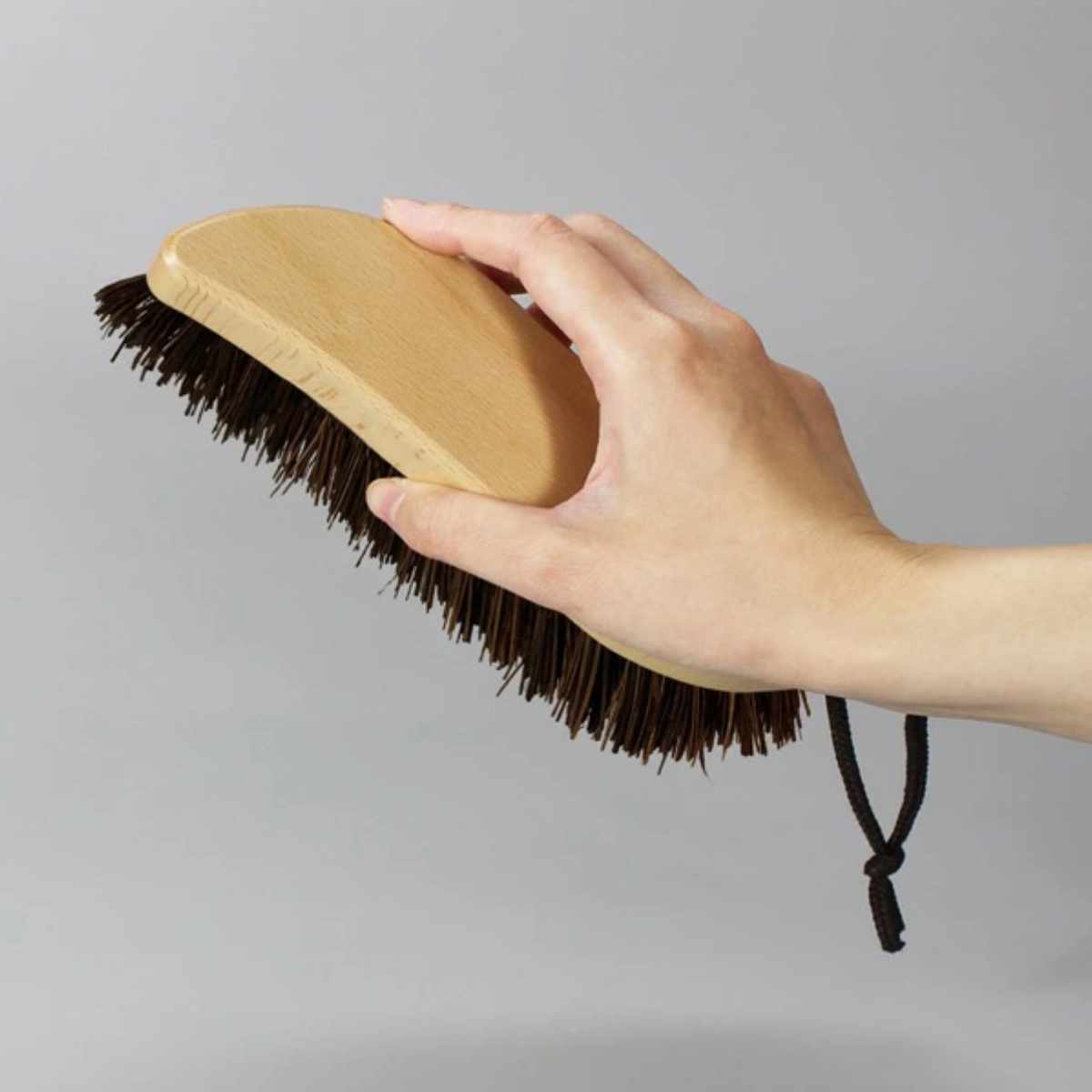 ハンディデッキブラシ シダ 玄関床 浴室 玄関タイル コンクリート ( タイル掃除 ハンディ ブラシ シダブラシ 玄関 ベランダ ガレージ 掃除 天然素材 床掃除 磨く 掃除用品 掃除用具 掃除グッズ )