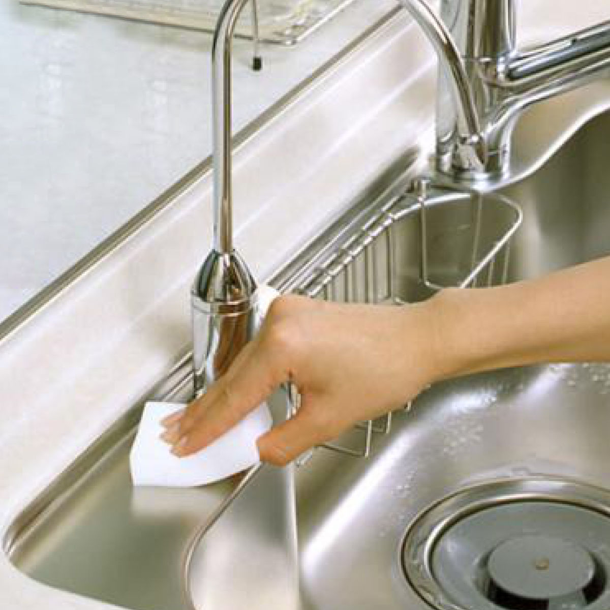 メラミンスポンジ おそうじ消しゴムネオ 約6×9.5×2cm 切り分けできる ( メラミン スポンジ 掃除用スポンジ 洗剤不要 汚れ 研磨スポンジ サイズカットOK ステンレス ガラス 陶器 陶器水垢 茶渋 キッチン 水回り 掃除 掃除用品 )