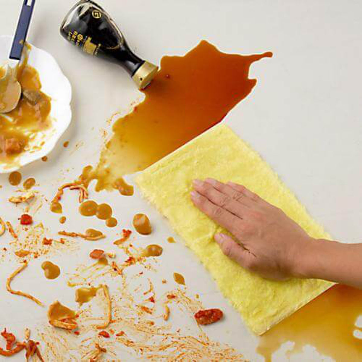 ふきん ふしぎクロス キッチンクロス 吸水性 台所 台拭き ( ぞうきん 掃除 油汚れ 洗面台 吸水 無地 毛足が長い レーヨン繊維 掃除用品 掃除グッズ 掃除用クロス 日本製 ) 【ホワイト】 ホワイト