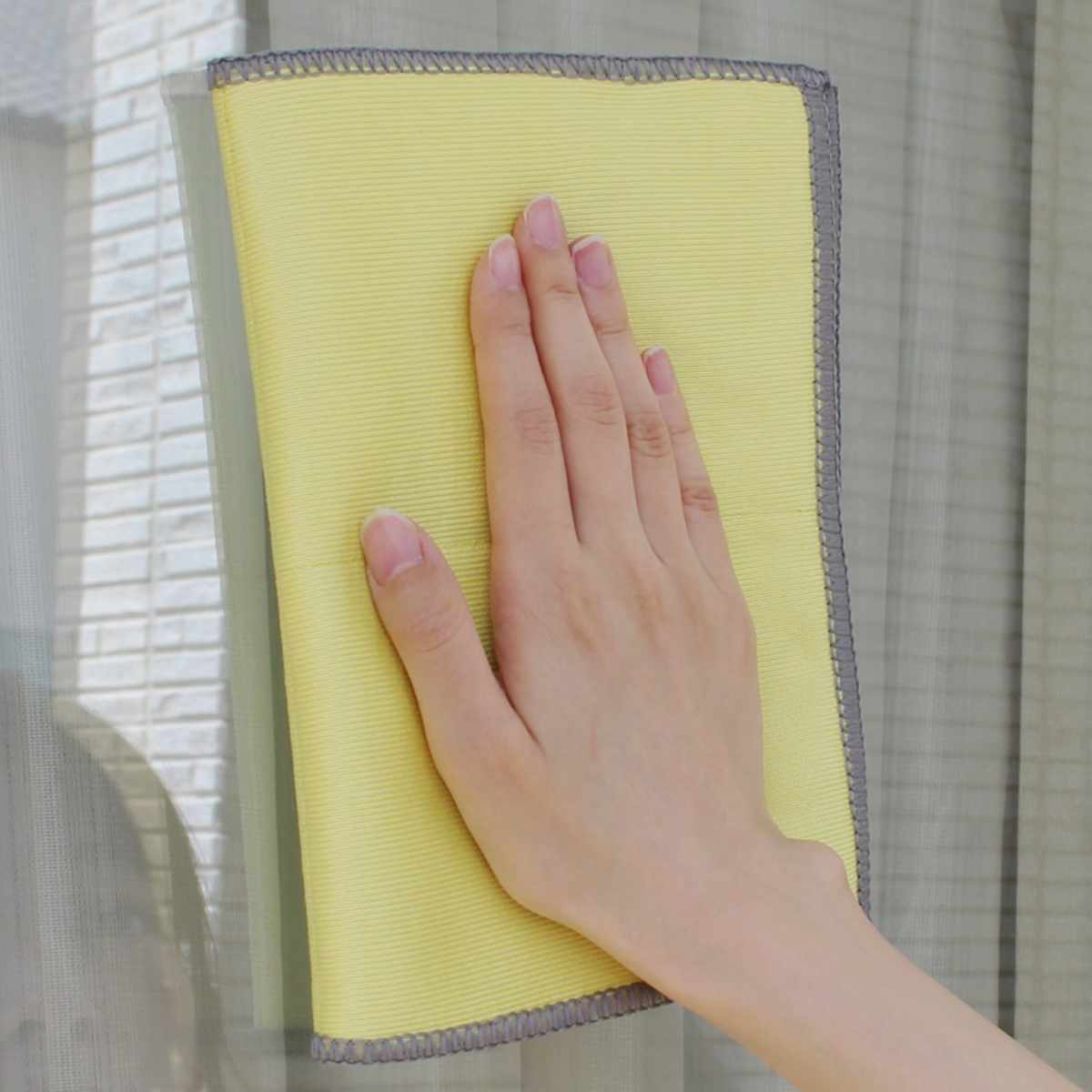 クロス 窓掃除 網戸掃除 マイクロファイバー 汚れ落とし ( 2WAY 雑巾 掃除用 水だけでOK 窓ふき 網戸 掃除 窓そうじ 掃除用品 年末掃除 掃除用具 )