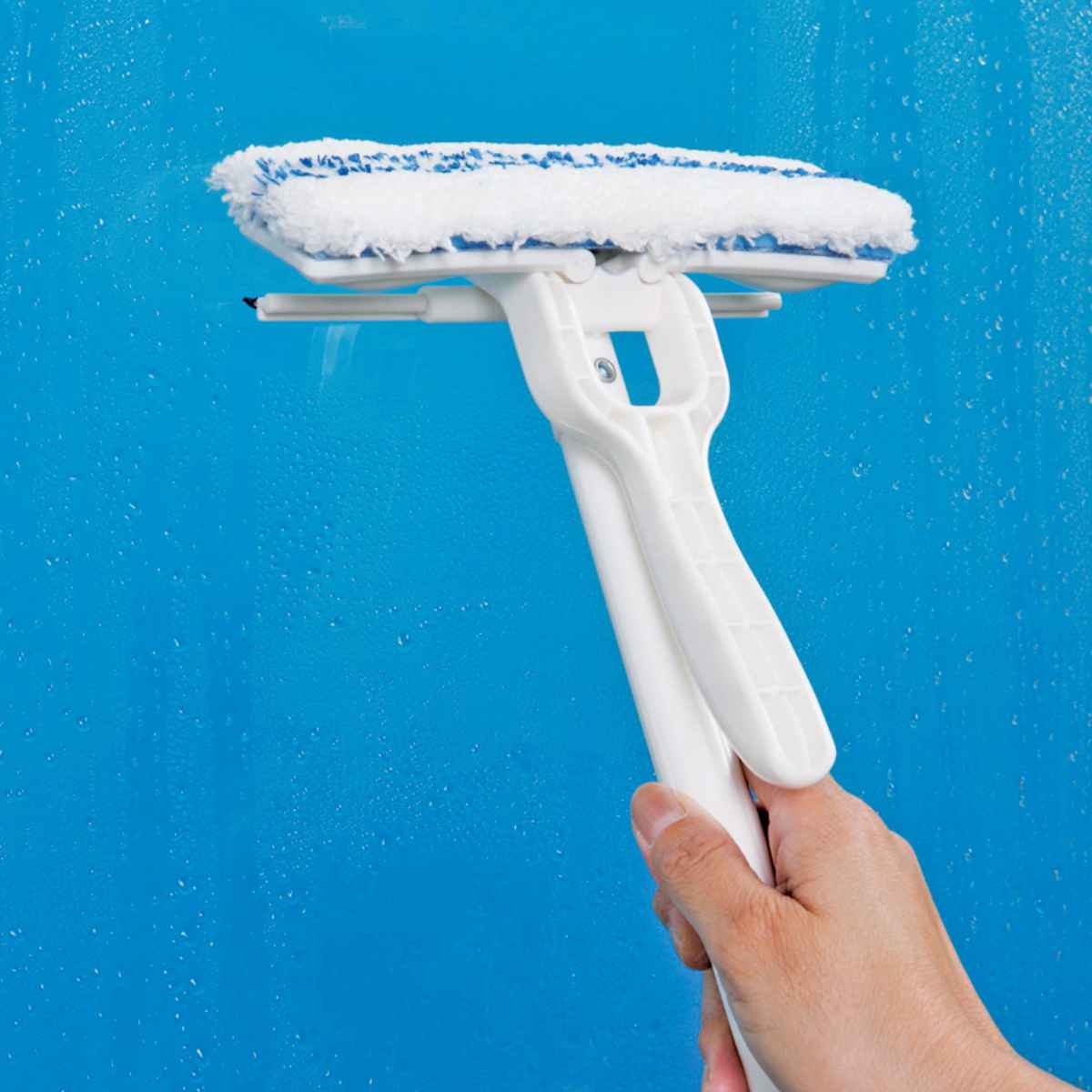 窓 網戸 ワイパー 掃除 楽絞りワイパー ヘッドのみ WD320 水だけで洗える ( 窓掃除 網戸掃除 水切りワイパー お掃除ワイパー 絞れる 簡単 年末掃除 大掃除 掃除用品 便利グッズ )