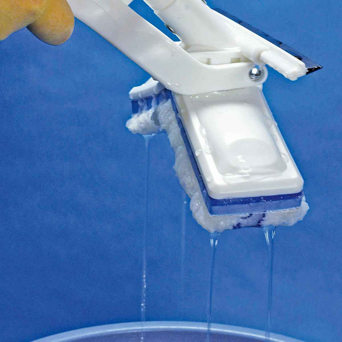 窓 網戸 ワイパー 掃除 楽絞りワイパー ヘッドのみ WD320 水だけで洗える ( 窓掃除 網戸掃除 水切りワイパー お掃除ワイパー 絞れる 簡単 年末掃除 大掃除 掃除用品 便利グッズ )