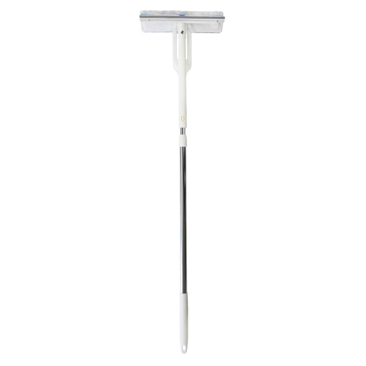 窓 網戸 ワイパー 掃除 楽絞りワイパー 拭き幅約24cm 水だけで洗える ( 窓掃除 網戸掃除 水切りワイパー 絞れる 柄付き 伸縮 長い 年末掃除 大掃除 掃除用品 便利グッズ )