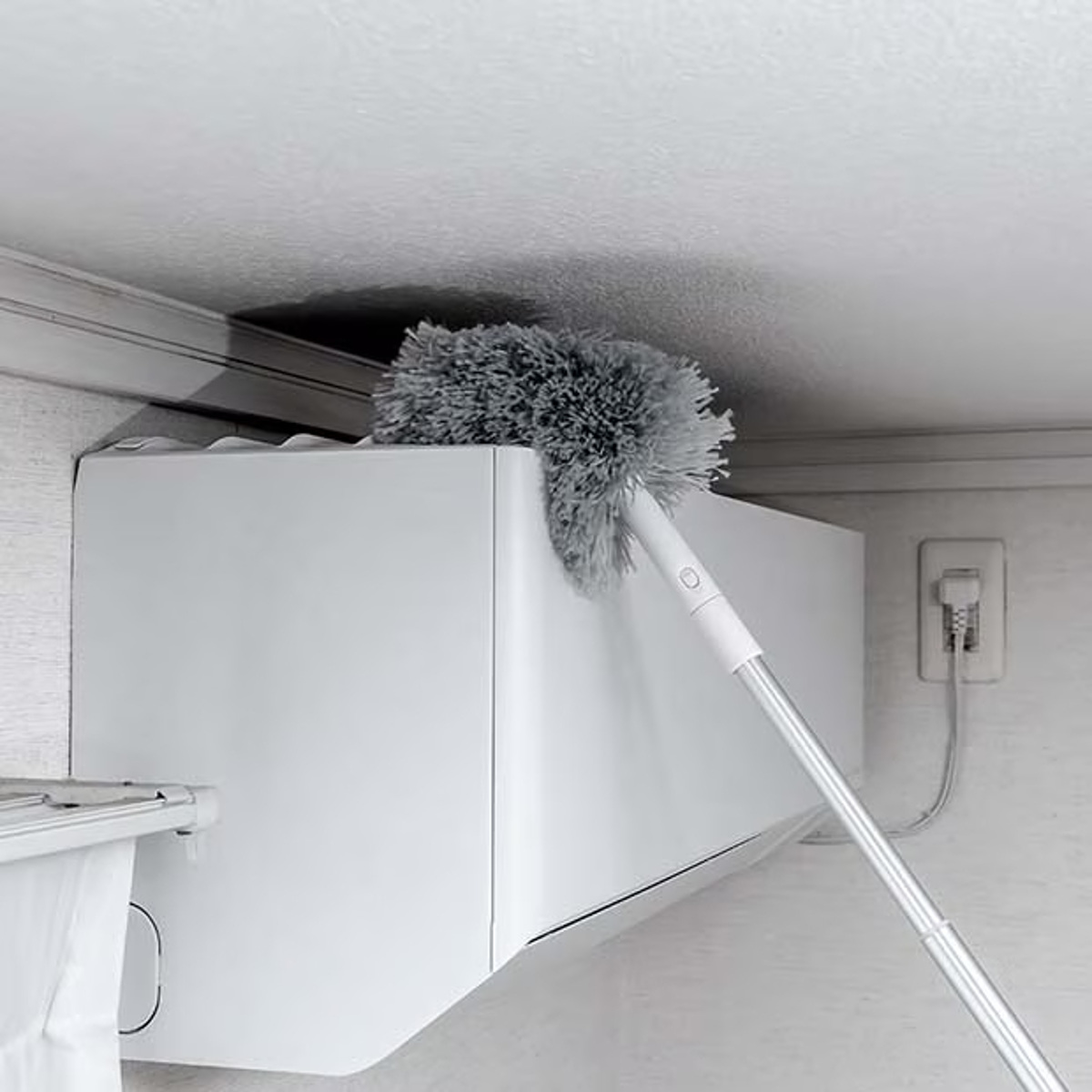 モップ スペア おそうじ指示棒 伸縮 伸縮モップ FX-SQB04 ( すきま掃除 ほこり取り 高所 掃除 ホコリ エアコン カーテンレール 掃除用品 清掃用品 掃除グッズ )