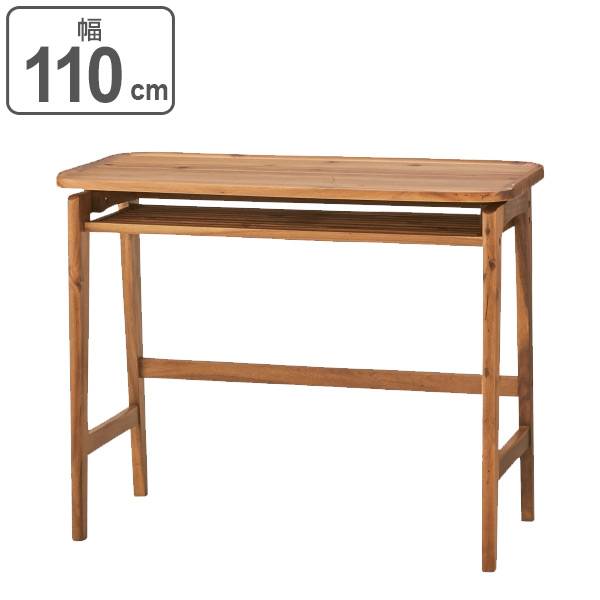 テーブルデスク 幅90cm 天然木 木製 （ ワークデスク テーブルデスク ...