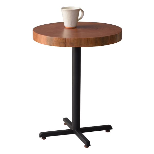 サイドテーブル 円形 天然木 マホガニー 直径40cm ( コーヒーテーブル ソファサイド テーブル ソファサイドテーブル シンプル リビングテーブル ナイトテーブル 花台 天然 木製 木目 高級感 リビング 寝室 おしゃれ )