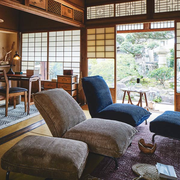 オットマン スチール脚 JAKE 幅70cm ( 足置き ソファ ソファー スツール フットレスト ロータイプ ソファースツール フットスツール 足置き台 脚置き台 腰掛け 腰かけ ) 【ネイビー】 ネイビー