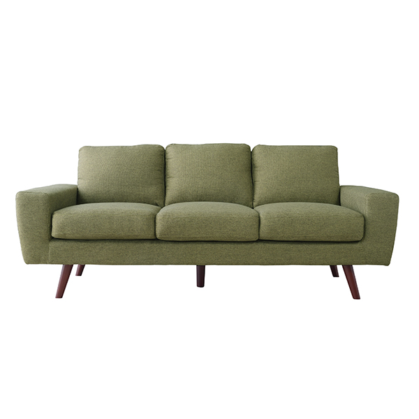 ソファ 幅186cm 3人掛 ひじ掛け ファブリック 布製 ローソファ ソファー ( 開梱設置 三人掛け フロアソファ リビングソファ 肘掛け 北欧 おしゃれ 肘置き 脚 取り外し リビング ロータイプ ) 【ベージュ】 ベージュ