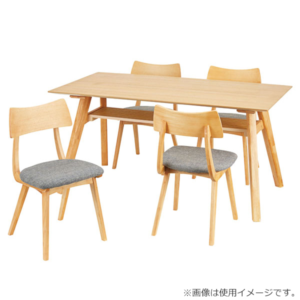 ダイニングチェア 2脚セット チェア 座面高44.5cm 木製 天然木 木目 布張り ファブリック 椅子 イス ( ダイニングチェアー いす チェアー 食卓椅子 リビングチェア 木製チェア おしゃれ 北欧 腰掛け アカシア ダイニング ) 【ナチュラル】 ナチュラル