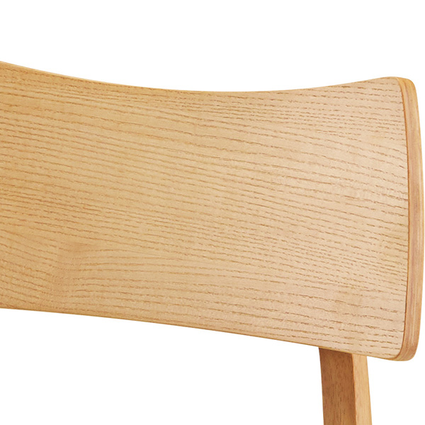 ダイニングチェア 2脚セット チェア 座面高44.5cm 木製 天然木 木目 布張り ファブリック 椅子 イス ( ダイニングチェアー いす チェアー 食卓椅子 リビングチェア 木製チェア おしゃれ 北欧 腰掛け アカシア ダイニング ) 【ナチュラル】 ナチュラル