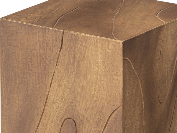 スツール 高さ48cm 木製 天然木 ウッドスツール 角型 四角 腰掛 椅子 