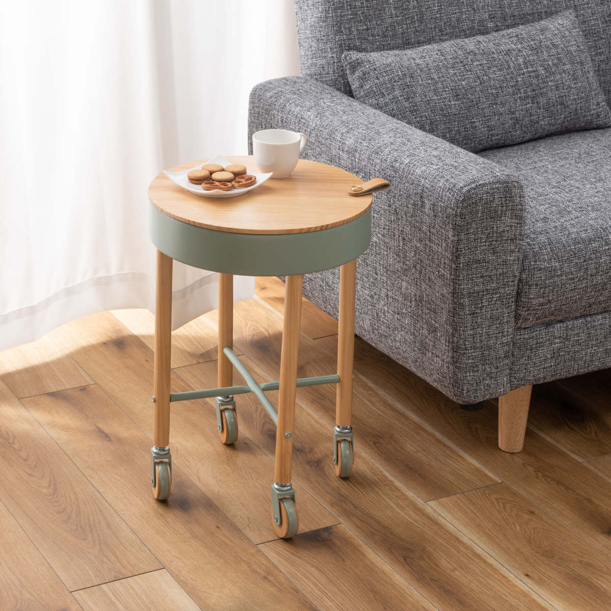 サイドテーブル 機能性とスタイリッシュなデザイン キャスターサイドテーブル・ナイトテーブル・ローテーブル