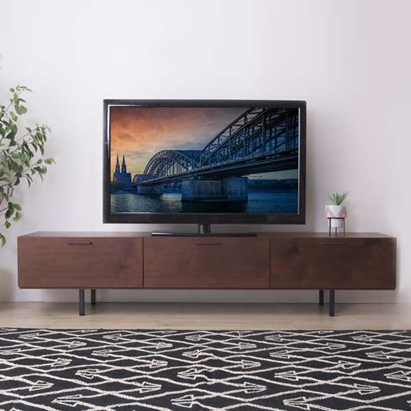 テレビ台 ローボード 幅160cm 日本製 シンプルデザイン ( テレビボード TV台 AVラック テレビラック 国産 TVボード AVボード TVラック リビングボード テレビ 家具 木製 幅160 160cm ) 【ウォールナット】 ウォールナット