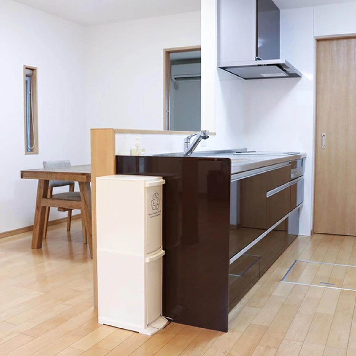 ゴミ箱 20L 分別 ダストボックス 2段 幅21cm 日本製 ( ごみ箱 ふた付き 蓋 フタ 付き シンプル 2分別 プラスチック製 くずかご ダストBOX 分別ゴミ箱 分別ごみ箱 約 20 L l リットル ペダル式 おしゃれ )