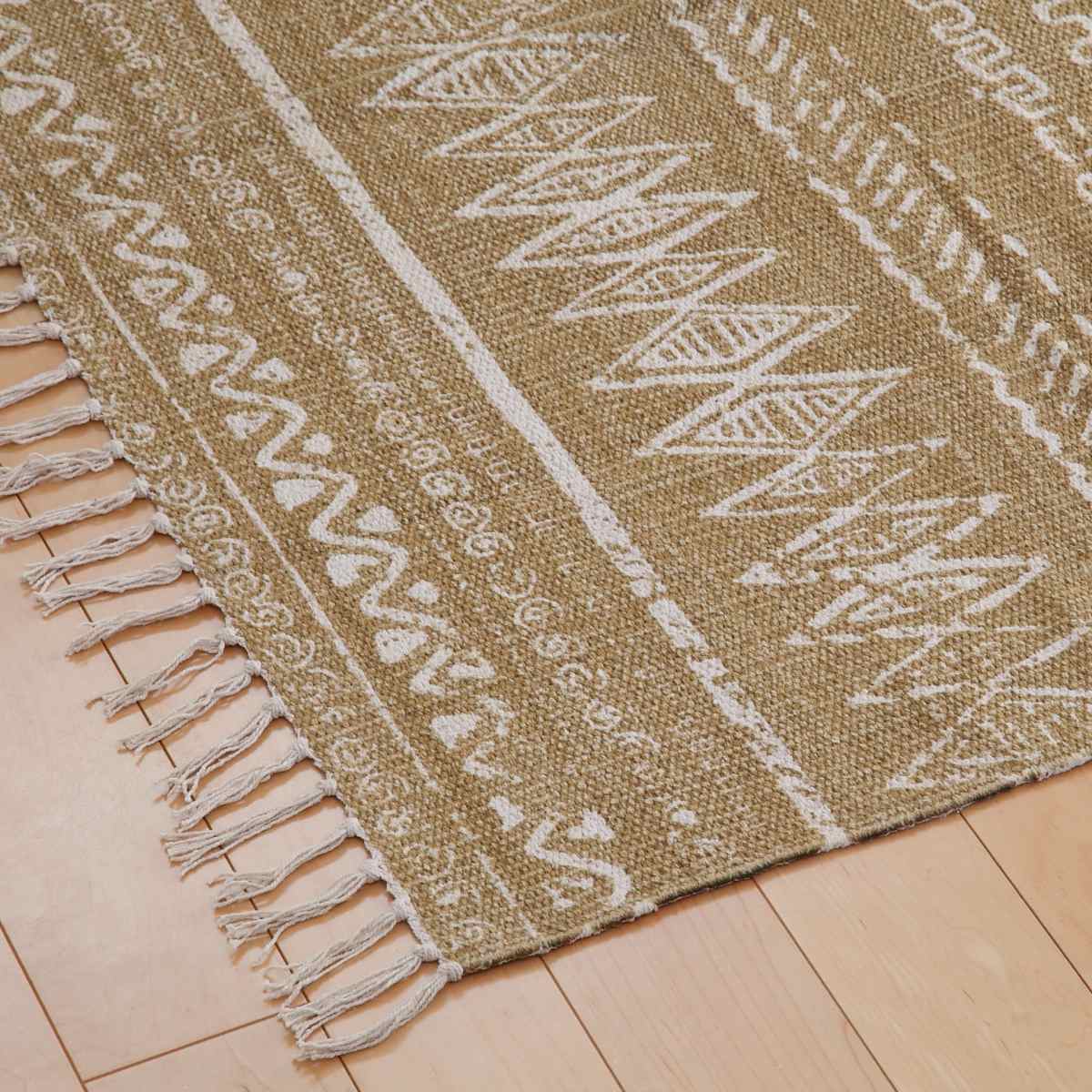 ラグ ラグマット 170×120cm TTR-114B ( カーペット 絨毯 マット コットン 綿 和室 洋室 折りたたみ コンパクト 収納 移動 楽々 滑り止め 床暖 対応 オールシーズン )
