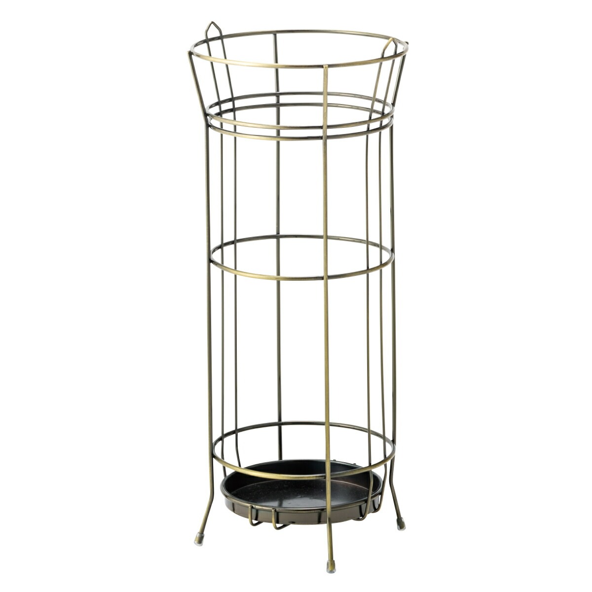 dショッピング |傘立て 屋内 円柱 スチール 脚付き