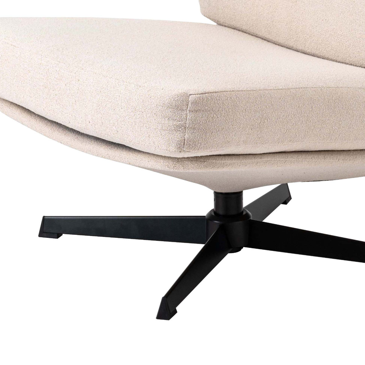 リビングチェア 座面高38cm ラウンジチェア ファブリック座面 ( リラックスチェア ローチェア 椅子 シンプル モダン ホテルライク 1人掛け チェア ) 【チャコールグレー】 チャコールグレー