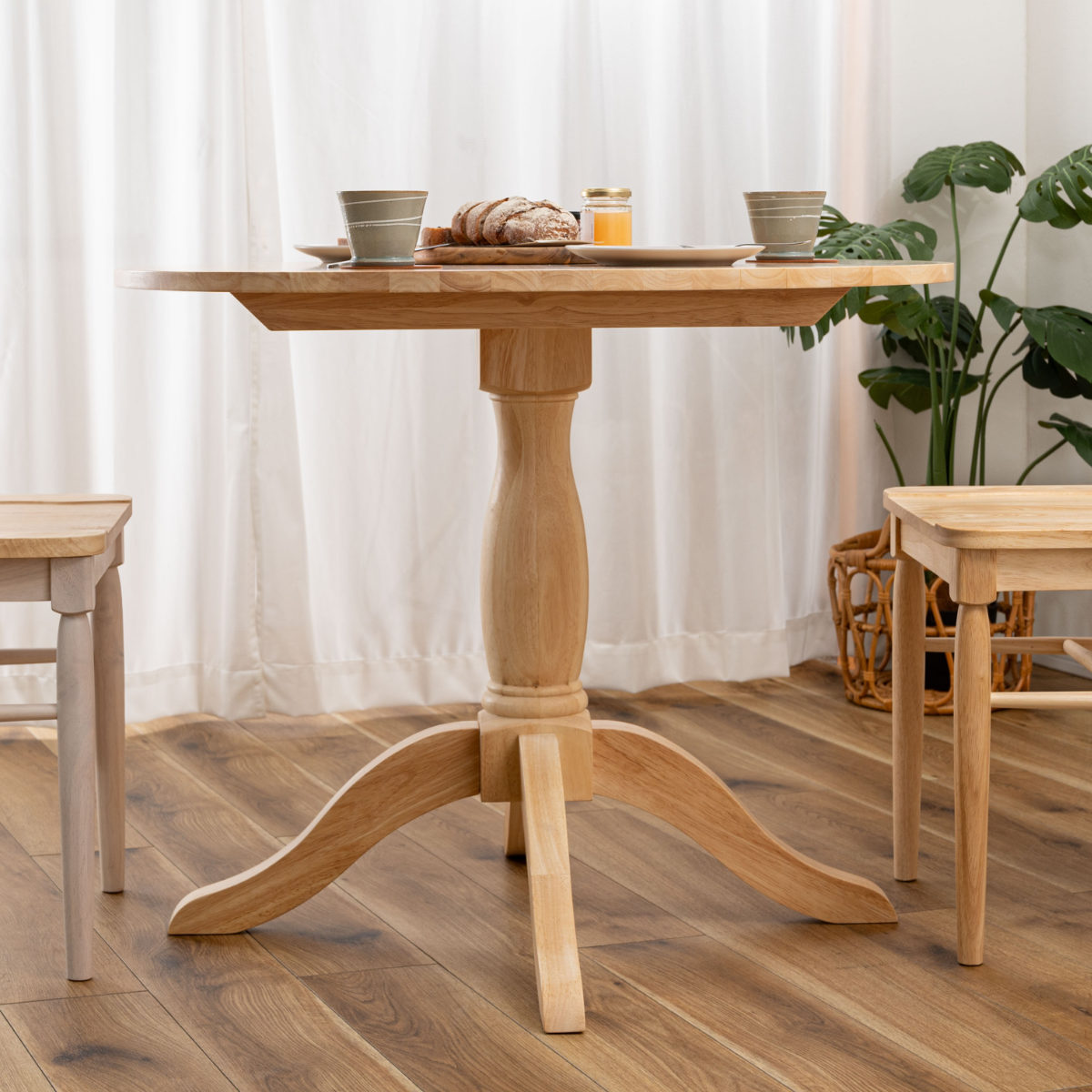 ダイニングテーブル 円型 直径90cm フレンチカントリー風